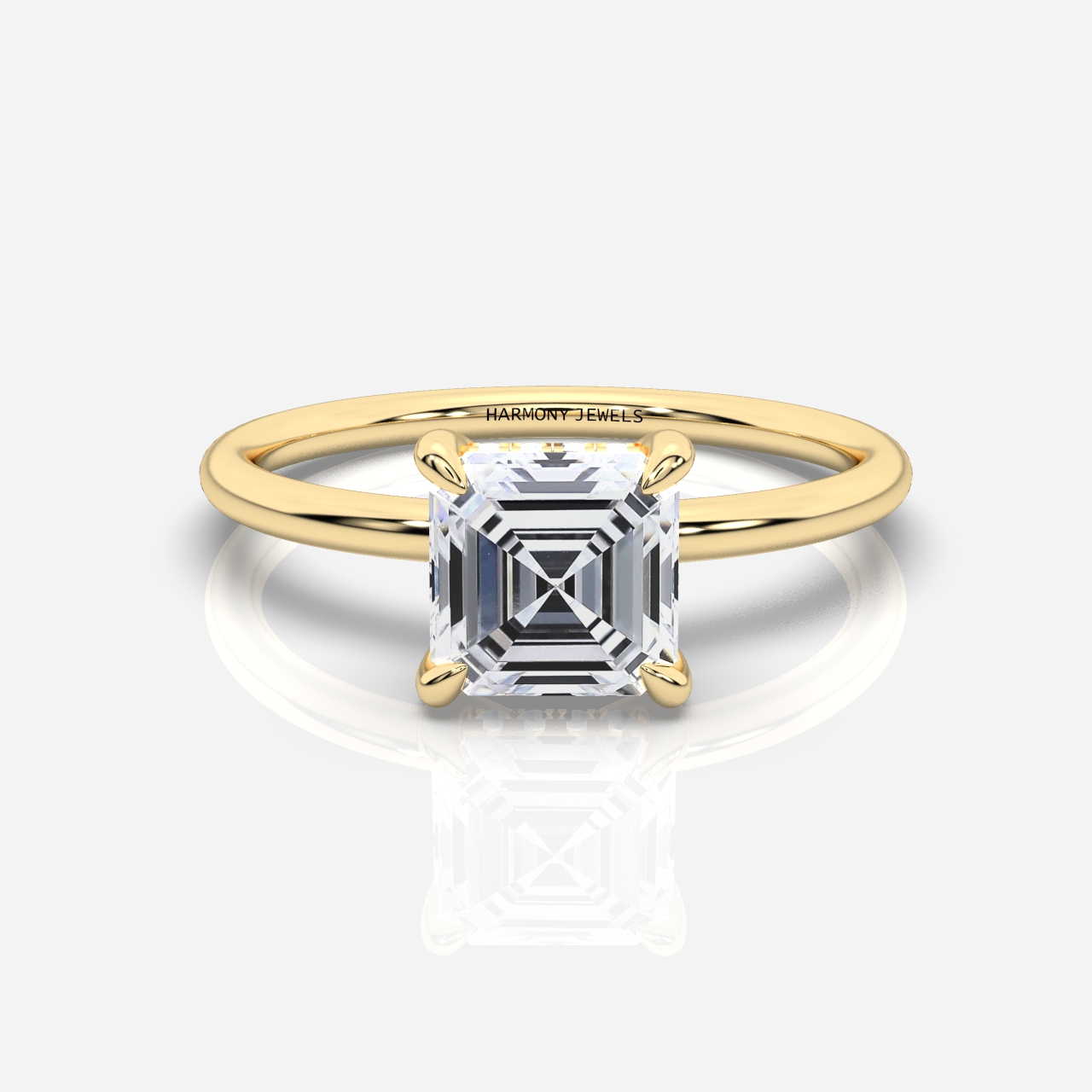 Juliette Hidden Halo Asscher